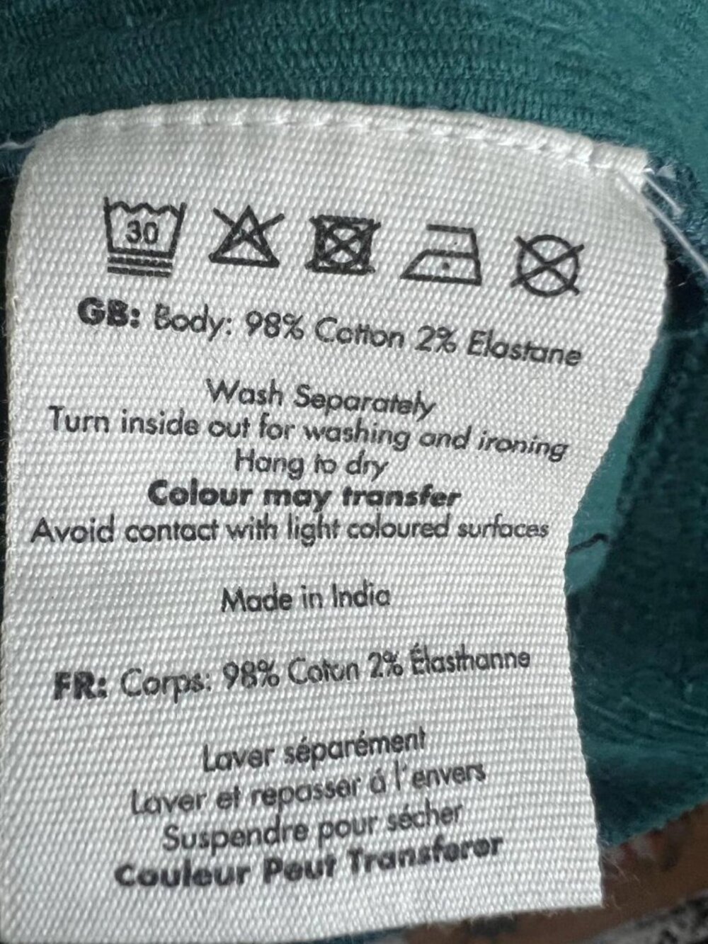 NEW Joanie Daphne Corduroy Patch Pocket Pinafore Green shift dress cotton blend - Picture 8 of 9